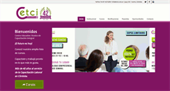 Desktop Screenshot of cetci.com.ar