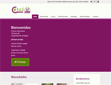 Tablet Screenshot of cetci.com.ar